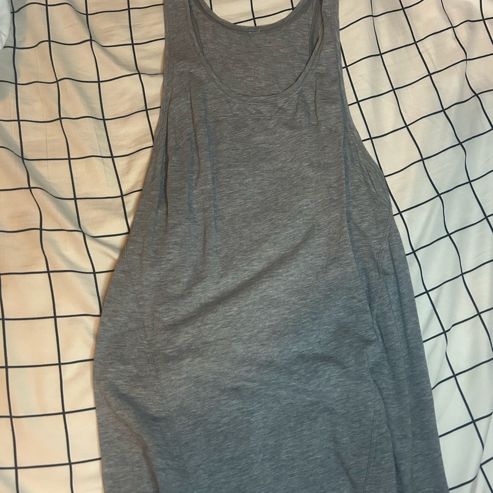 Gray Sleeveless Women's Top